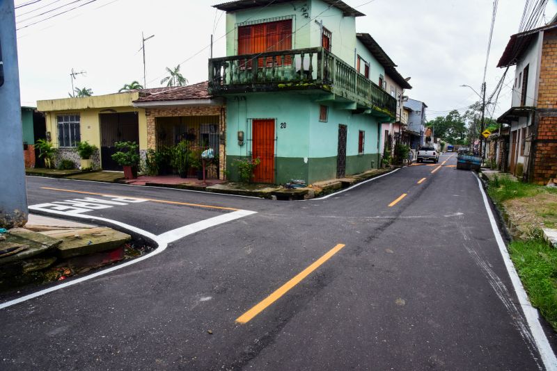 Inauguração de ruas pavimentadas na Cidade Nova Vlll no bairro Coqueiro