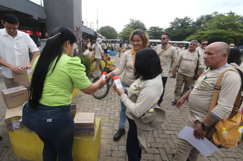 Programação do dia D de Combate a Dengue nos bairro local Praça da Bíblia