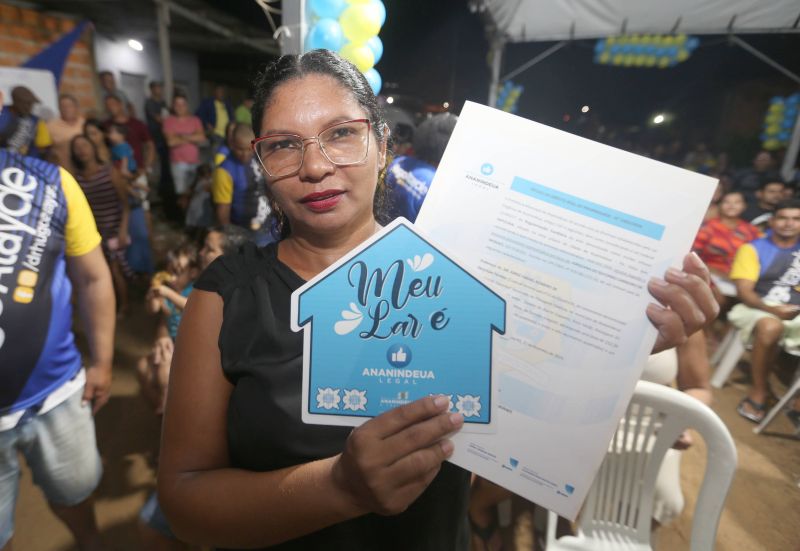 Entrega de Títulos de Terra na comunidade Sapucaia bairro do Coqueiro