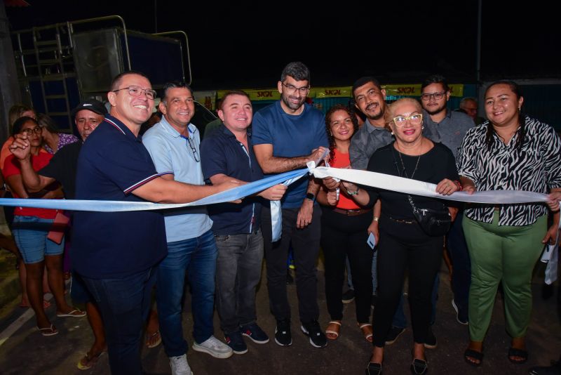 Inauguração asfáltica na Comunidade do Saré, passagens São José, São Paulo e Brasilia no Distrito Industrial