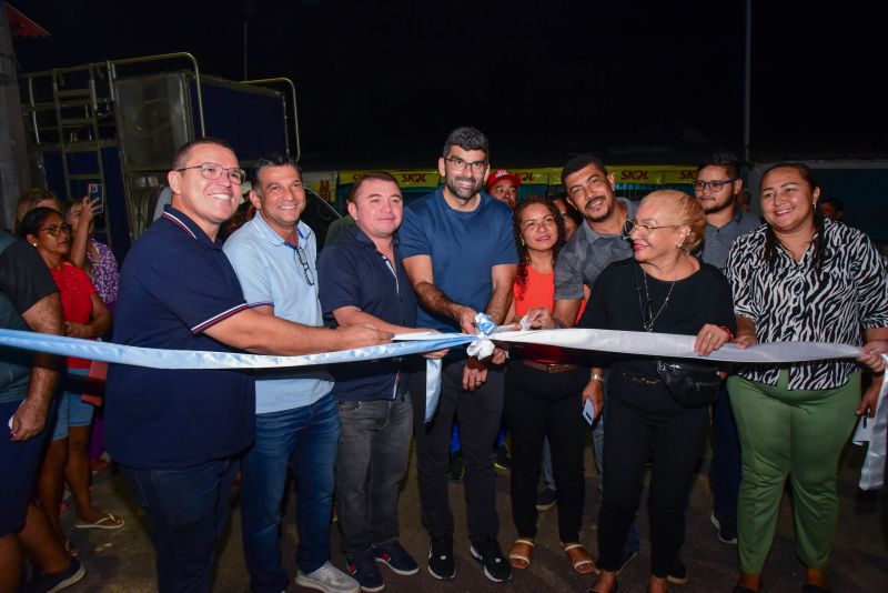 Inauguração asfáltica na Comunidade do Saré, passagens São José, São Paulo e Brasilia no Distrito Industrial