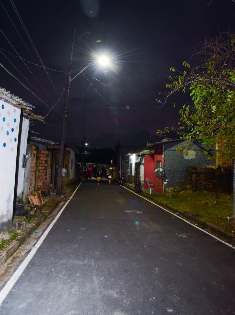 Inauguração asfáltica na Comunidade do Saré, passagens São José, São Paulo e Brasilia no Distrito Industrial