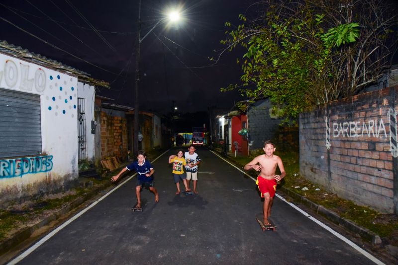 Inauguração asfáltica na Comunidade do Saré, passagens São José, São Paulo e Brasilia no Distrito Industrial