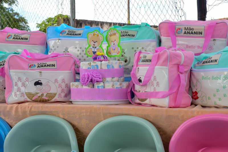 Entrega de Kit Enxoval para Mães do Programa Mãe Ananin, no CRAS Estrela Ananin