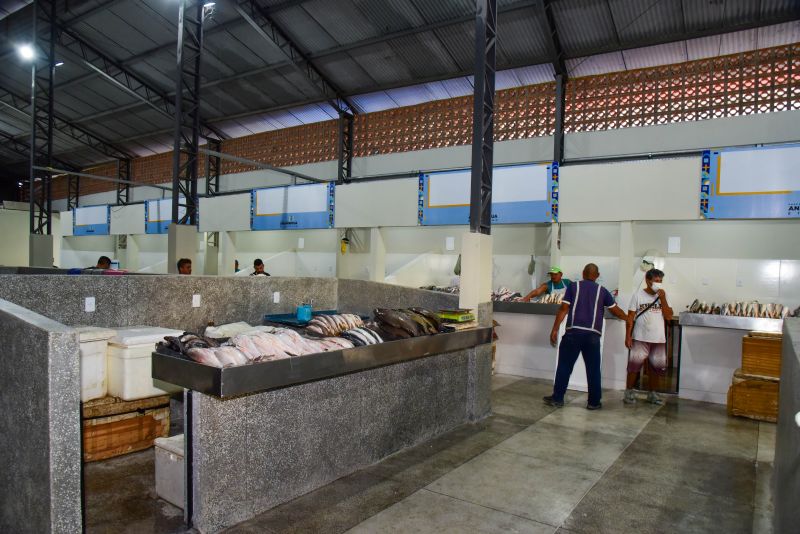 Inauguração da seção de pescados, frutos do mar, farinha, conveniência e hortifruti do Mercado do 40 horas