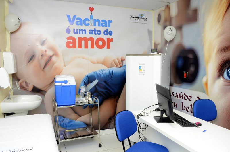 Inauguração do posto avançado de vacinação e centro de referencia de teste do Olhinho – Estação Cidadania Shopping Metrópole