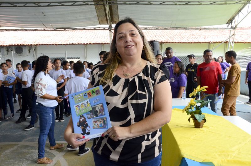 Assinatura do termo de Cooperação Técnica e Lançamento do Programa Proerd 2024 e entrega do Material de apoio PROERD na EMEF Padre Pietro Gerosa