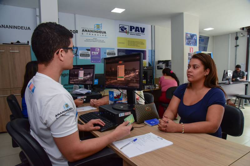 Atendimento do programa Ananin Esperança.