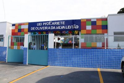 Unidade de Educação Infantil Ariete de Oliveira da Silva Leitão é inaugurada em Ananindeua 