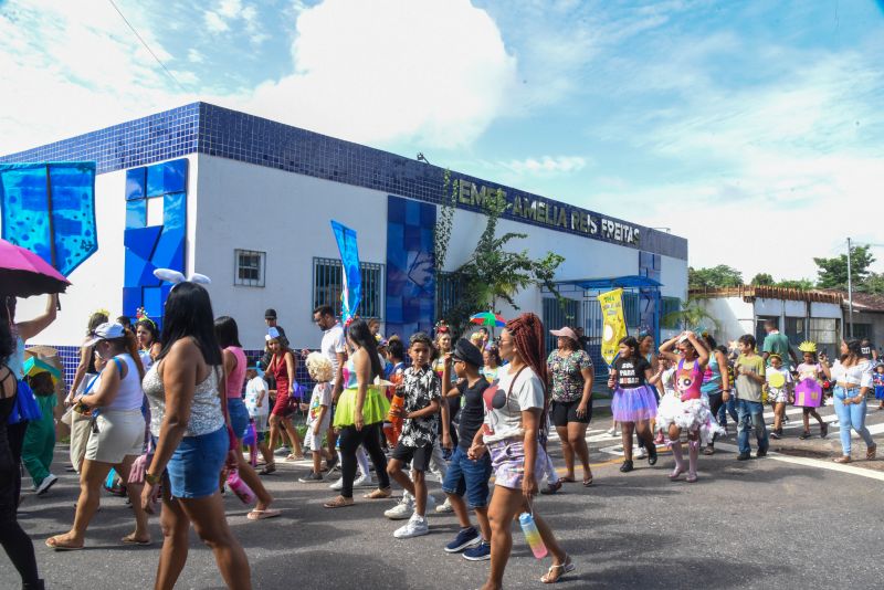 Carna Kids na escola EMEF Amélia Reis no bairro Centro