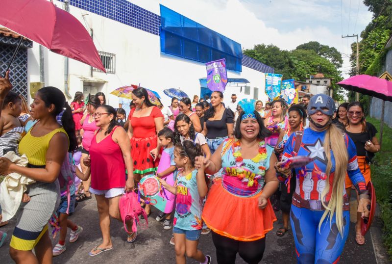Carna Kids na escola EMEF Amélia Reis no bairro Centro