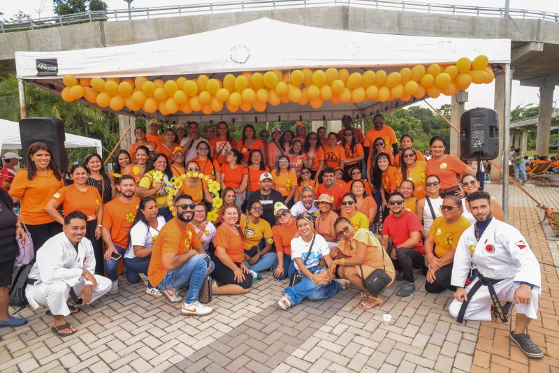 Faça bonito vai ao parque com o Maio Laranja