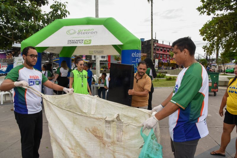 2º Dia D Coleta de Eletrônicos na Praça do Parque Vila Cultural Maguary
