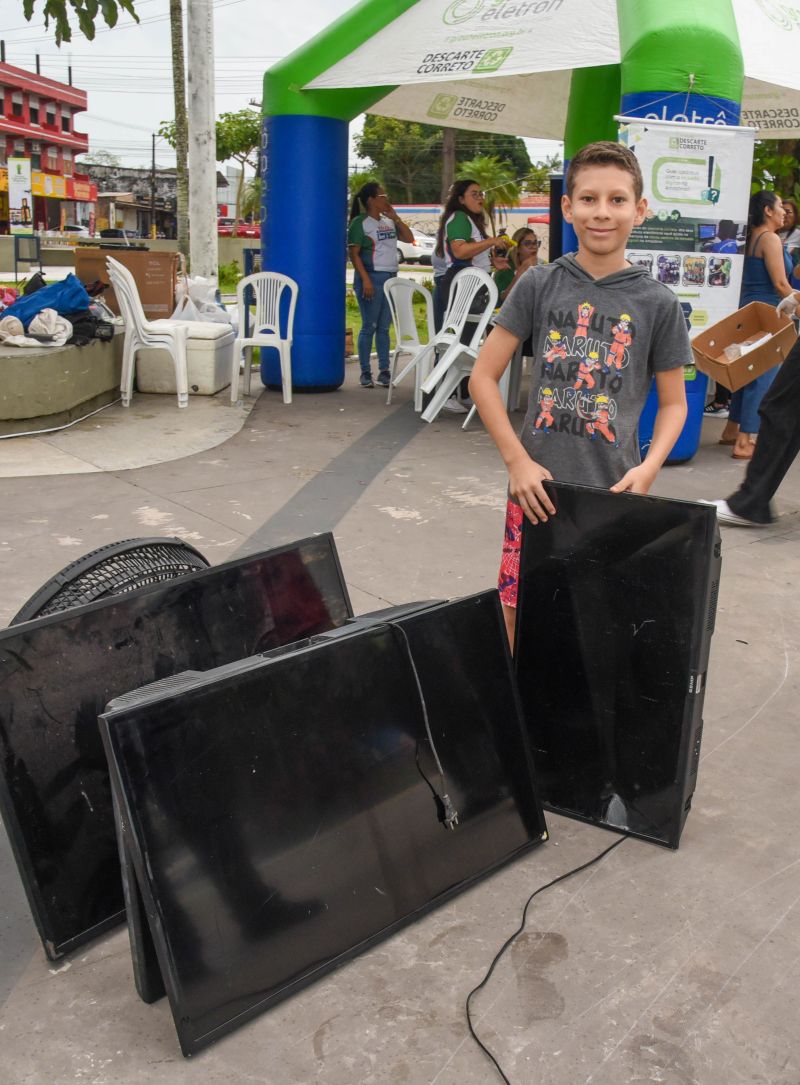 2º Dia D Coleta de Eletrônicos na Praça do Parque Vila Cultural Maguary