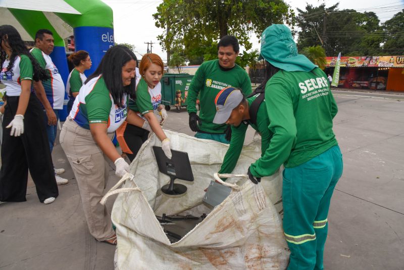 2º Dia D Coleta de Eletrônicos na Praça do Parque Vila Cultural Maguary