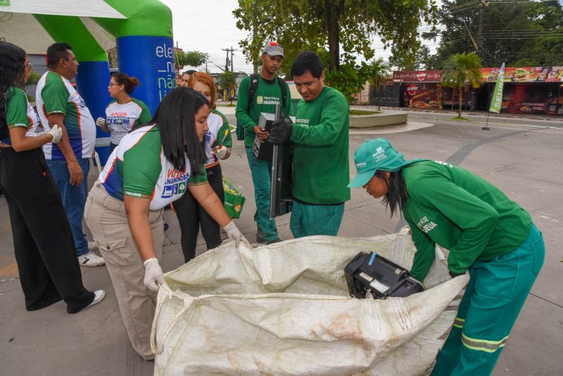 2º Dia D Coleta de Eletrônicos na Praça do Parque Vila Cultural Maguary