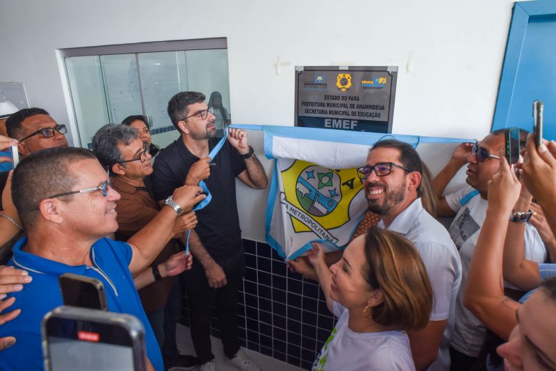 Inauguração da EMEF Nova União no bairro 40 Horas
