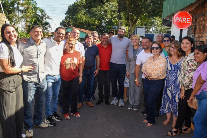 Inauguração de ruas Requalificadas do conjunto Ariri no bairro 40 H