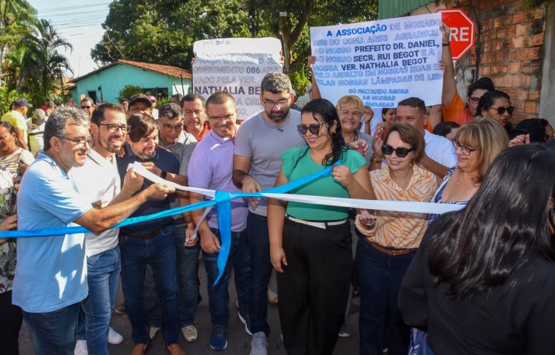 Inauguração de ruas Requalificadas do conjunto Ariri no bairro 40 H