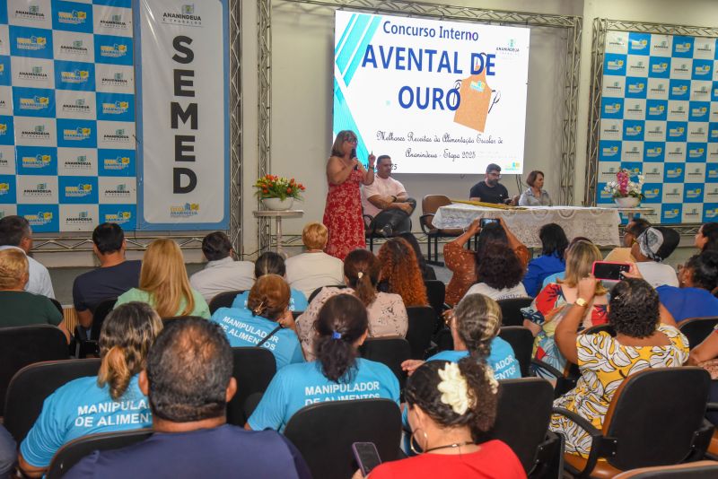 Premiação do Concurso Interno Avental de Ouro, no Auditório da SEMED