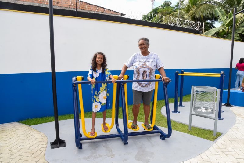 Inauguração da academia ao ar livre na trav 19 na Cidade Nova Ill