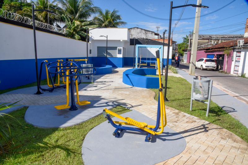 Inauguração da academia ao ar livre na trav 19 na Cidade Nova Ill