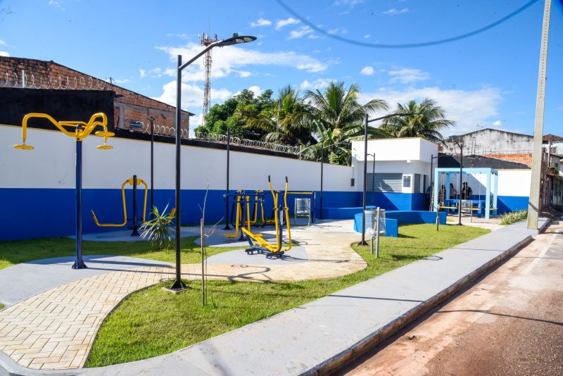 Inauguração da academia ao ar livre na trav 19 na Cidade Nova Ill
