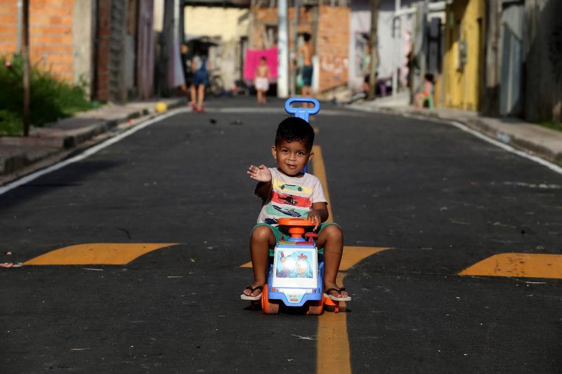 Inauguração Asfáltica da passagem Areia Branca no bairro Atalaia