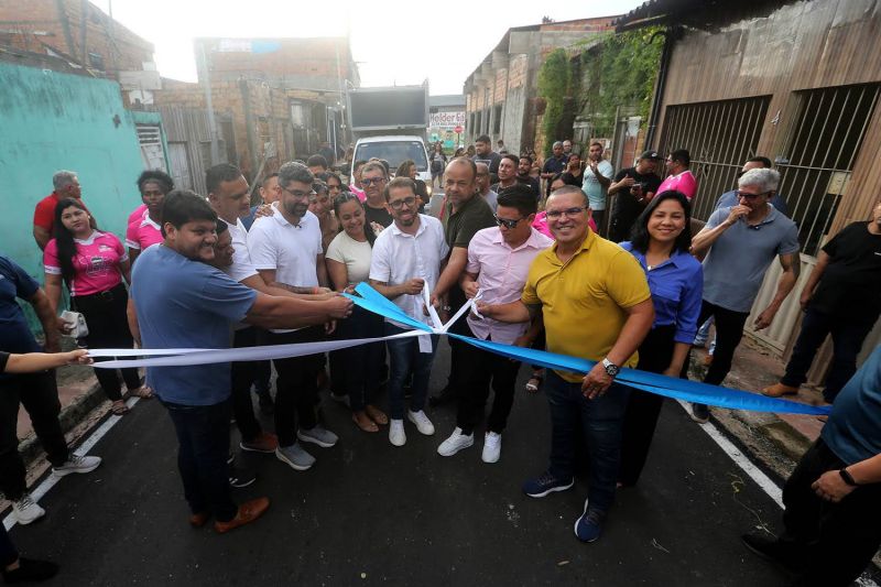 Inauguração Asfáltica da passagem Areia Branca no bairro Atalaia