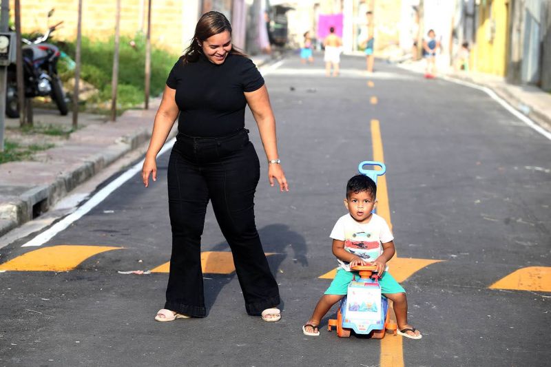 Inauguração Asfáltica da passagem Areia Branca no bairro Atalaia