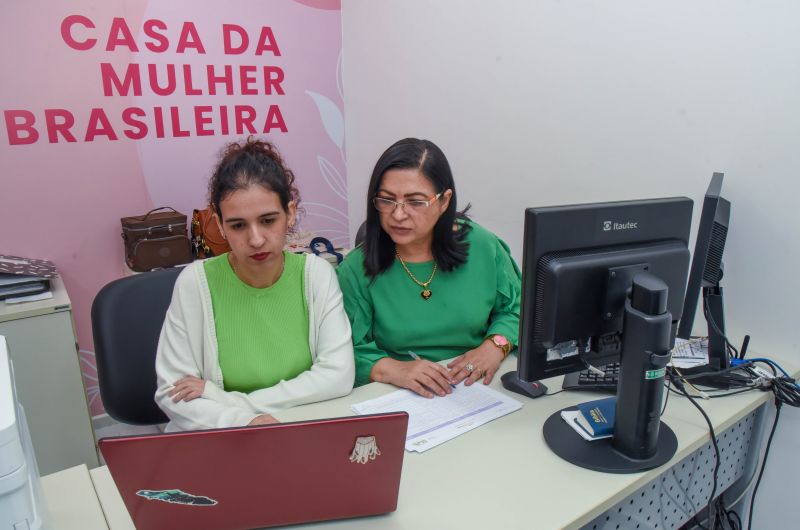 Visitação do Ministério Público da Mulher na Casa da Mulher Brasileira em Ananindeua