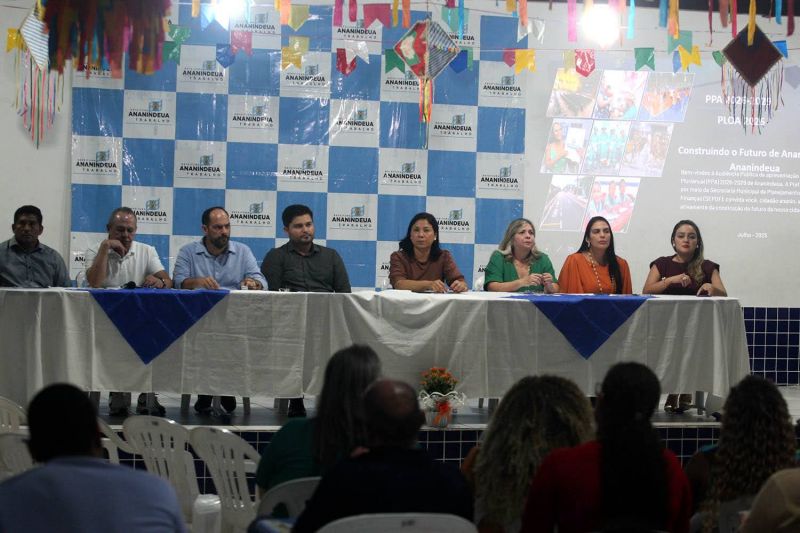 Audiência Pública do PPA e LOA na escola João Paulo Il