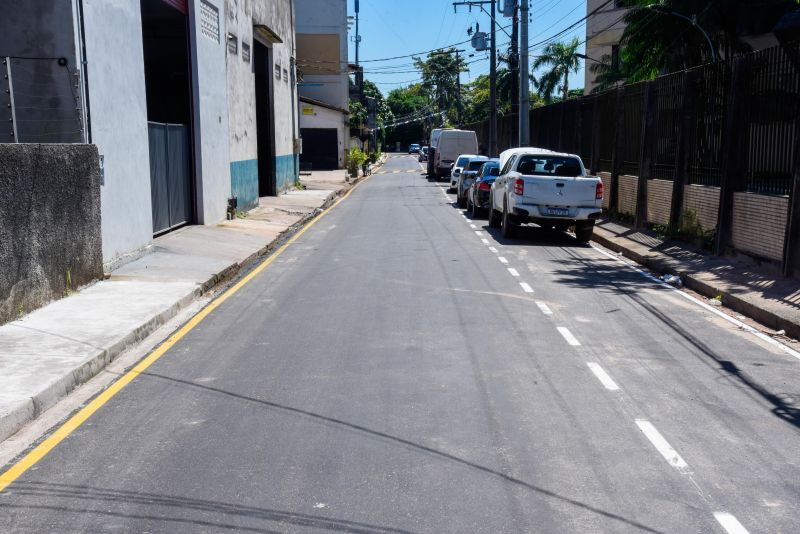 Inauguração Asfáltica na rua Bom Pastor no bairro do Coqueiro