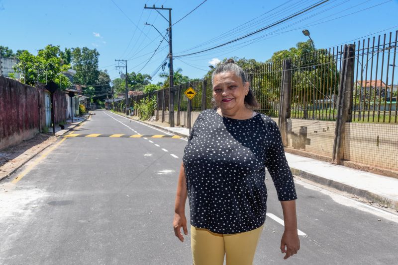 Inauguração Asfáltica na rua Bom Pastor no bairro do Coqueiro