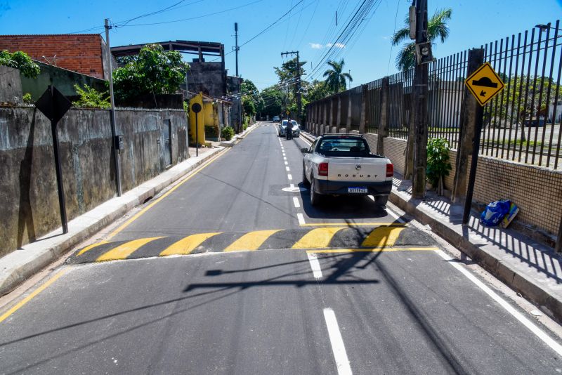 Inauguração Asfáltica na rua Bom Pastor no bairro do Coqueiro