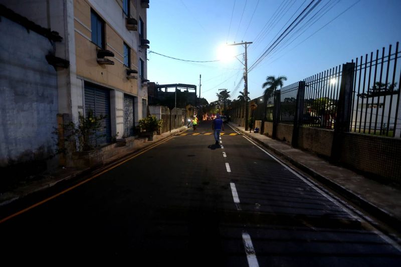 Inauguração Asfáltica na rua Bom Pastor no bairro do Coqueiro