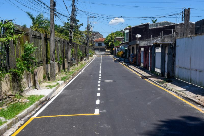 Inauguração Asfáltica na rua Bom Pastor no bairro do Coqueiro