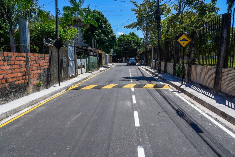 Inauguração Asfáltica na rua Bom Pastor no bairro do Coqueiro