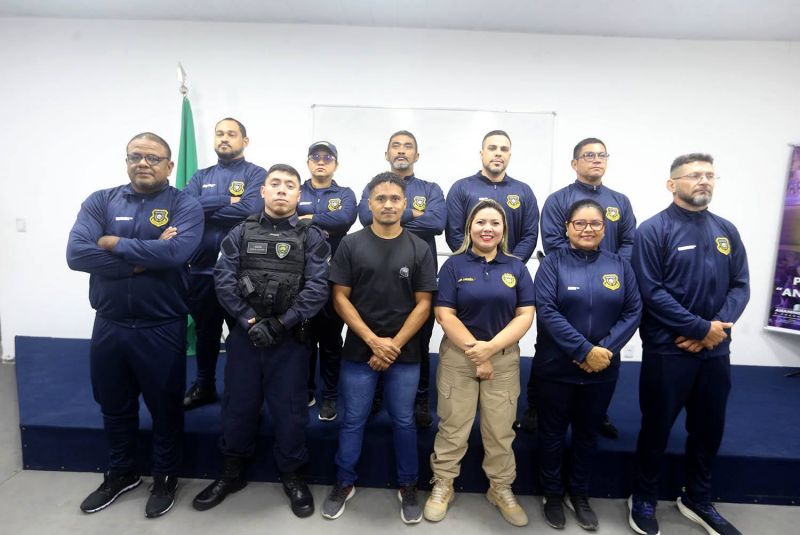 Encerramento da colônia de férias com Policia Municipal