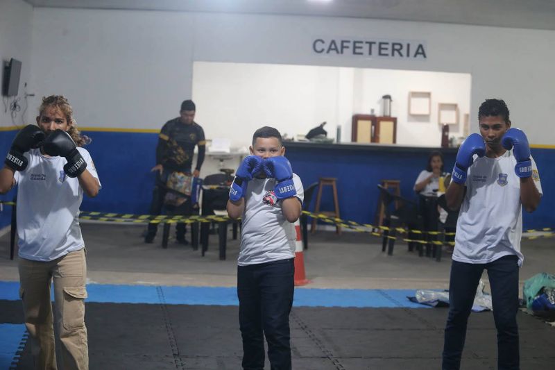 Encerramento da colônia de férias com Policia Municipal