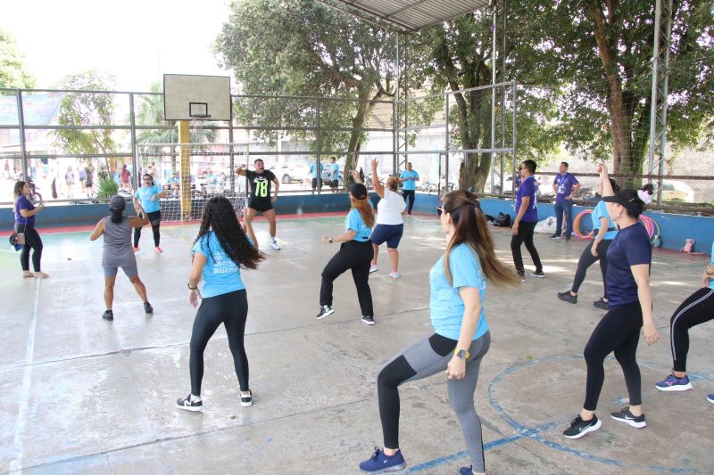 Caravana do Esporte na quadra Lauro Leite no bairro Guanabara