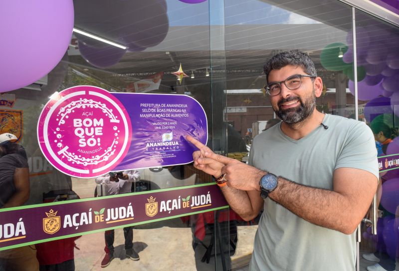 Selo Açaí Bom Que Só