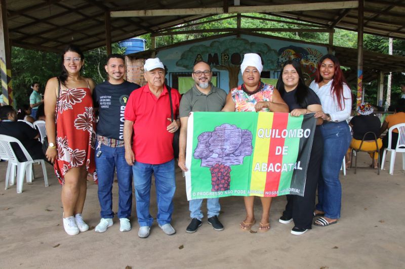 Pré-Conferência municipal de desenvolvimento rural sustentável de Ananindeua na sede do AMPQUA na comunidade do Quilombo do Abacatal