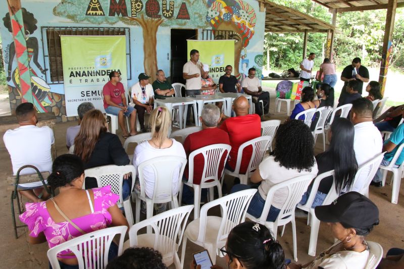 Pré-Conferência municipal de desenvolvimento rural sustentável de Ananindeua na sede do AMPQUA na comunidade do Quilombo do Abacatal