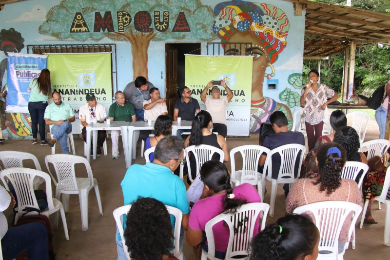 Pré-Conferência municipal de desenvolvimento rural sustentável de Ananindeua na sede do AMPQUA na comunidade do Quilombo do Abacatal