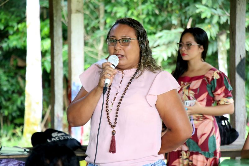 Pré-Conferência municipal de desenvolvimento rural sustentável de Ananindeua na sede do AMPQUA na comunidade do Quilombo do Abacatal