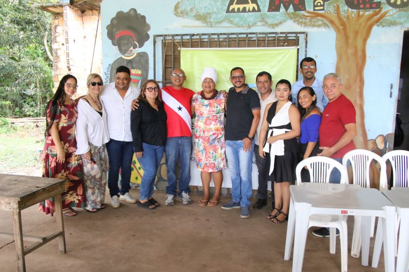 Pré-Conferência municipal de desenvolvimento rural sustentável de Ananindeua na sede do AMPQUA na comunidade do Quilombo do Abacatal