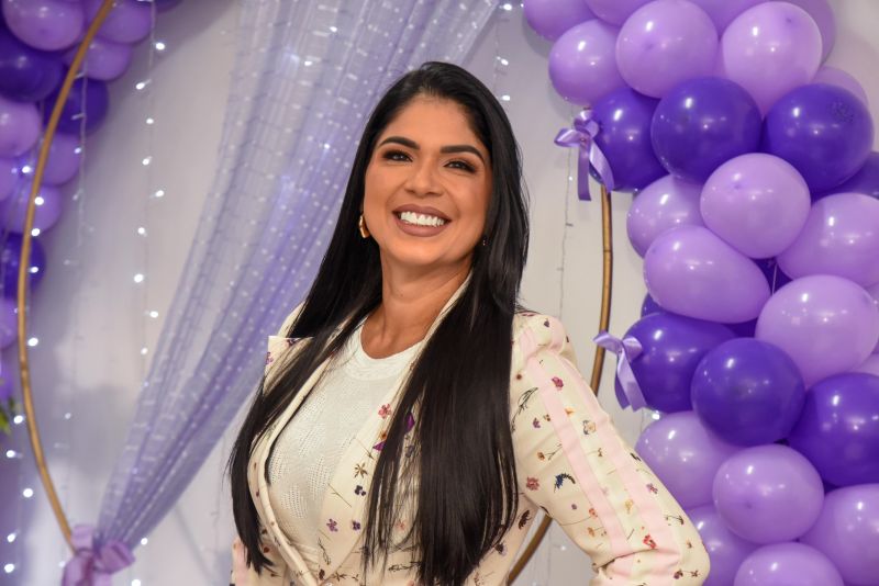 Ação agosto lilás na Casa da Mulher Brasileira