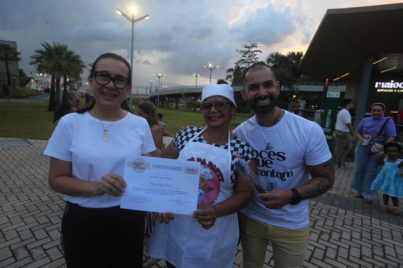 Encerramento do curso Doces Que Encantam no Vila Parque Maguary