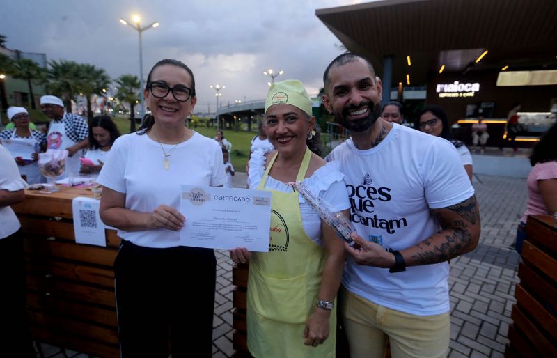 Encerramento do curso Doces Que Encantam no Vila Parque Maguary